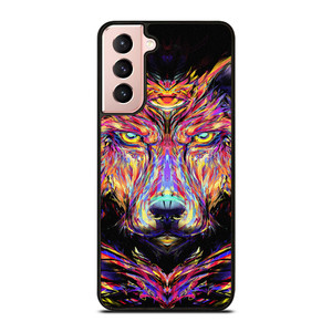 WOLF TRIPPY ART Samsung Galaxy S21 Case Cover