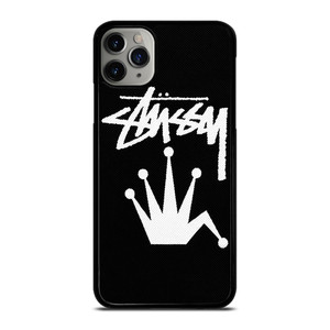STUSSY PARIS BENT CROWN iPhone 11 Pro Max Case Cover