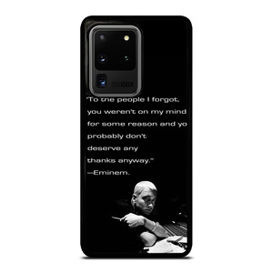 EMINEM RAPPER QUOTES 2 Samsung Galaxy S20 Ultra Case Cover EMINEM RAPPER QUOTES 2 Samsung Galaxy S20 Ultra Case Cover