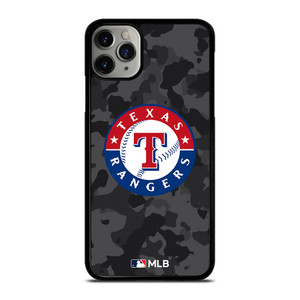 TEXAS RANGERS BASEBALL BLACK CAMO iPhone 11 Pro Max Case Cover