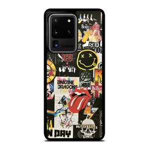 ROCK AND ROLL BAND COLLAGE Samsung Galaxy S20 Ultra Case Cover
