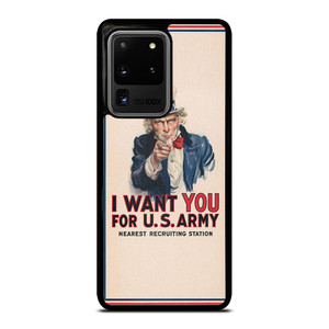 UNCLE SAM UNITED STATES ARMY Samsung Galaxy S20 Ultra Case Cover UNCLE SAM UNITED STATES ARMY Samsung Galaxy S20 Ultra Case Cover