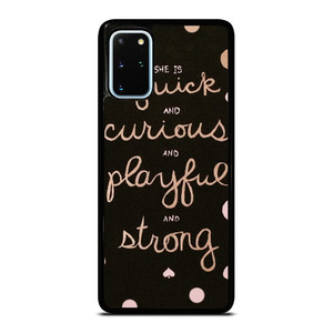 KATE SPADE NEW YORK QUOTES POLKADOT Samsung Galaxy S20 Plus Case Cover KATE SPADE NEW YORK QUOTES POLKADOT Samsung Galaxy S20 Plus Case Cover