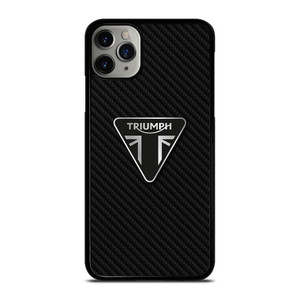 TRIUMPH MOTORCYCLES CARBON FIBER iPhone 11 Pro Max Case Cover TRIUMPH MOTORCYCLES CARBON FIBER iPhone 11 Pro Max Case Cover
