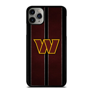 WASHINGTON COMMANDERS NFL METAL STRIPE iPhone 11 Pro Max Case Cover WASHINGTON COMMANDERS NFL METAL STRIPE iPhone 11 Pro Max Case Cover
