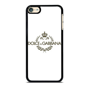 DOLCE AND GABBANA WHITE LOGO iPod Touch 6 Case Cover