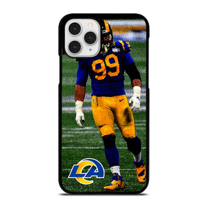 AARON DONALD 99 LOS ANGELES RAMS NFL FOOTBALL 2 iPhone 11 Pro Case Cover