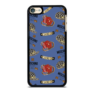MOSCHINO BEAR COUTURE PATTERN iPod Touch 6 Case Cover MOSCHINO BEAR COUTURE PATTERN iPod Touch 6 Case Cover