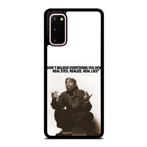2PAC TUPAC SHAKUR RAPPER QUOTES Samsung Galaxy S20 Case Cover