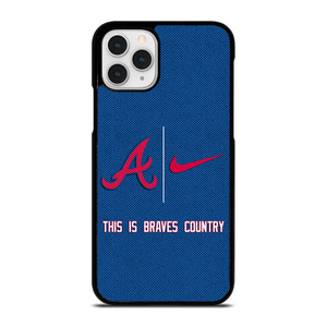 ATLANTA BRAVES NIKE MLB BASEBALL iPhone 11 Pro Case Cover ATLANTA BRAVES NIKE MLB BASEBALL iPhone 11 Pro Case Cover