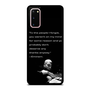 EMINEM RAPPER QUOTES 2 Samsung Galaxy S20 Case Cover