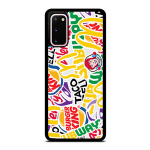 FAST FOOD BRAND STICKER BOMB Samsung Galaxy S20 Case Cover