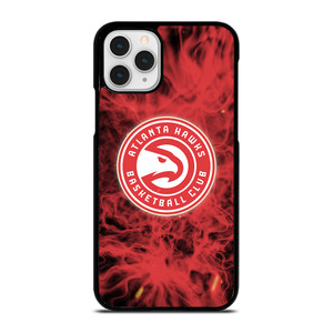 ATLANTA HAWKS BASKETBALL NBA FIRE iPhone 11 Pro Case Cover