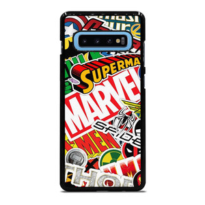 DC MARVEL SUPERHERO COLLAGE Samsung Galaxy S10 Plus Case Cover DC MARVEL SUPERHERO COLLAGE Samsung Galaxy S10 Plus Case Cover