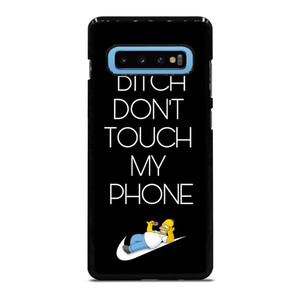 NIKE HOMER SIMPSON DONT TOUCH MY PHONE Samsung Galaxy S10 Plus Case Cover