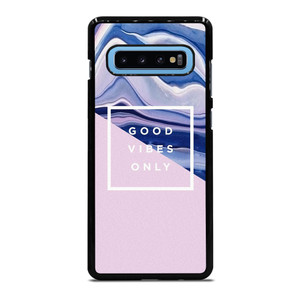 TUMBLR GOOD VIBES ONLY PINK MARBLE Samsung Galaxy S10 Plus Case Cover