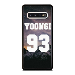 BTS BANGTAN BOYS SUGA 93 COOL Samsung Galaxy S10 Case Cover