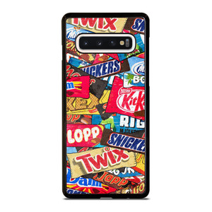 CHOCOLATE WAFER SNACK COLLAGE Samsung Galaxy S10 Case Cover