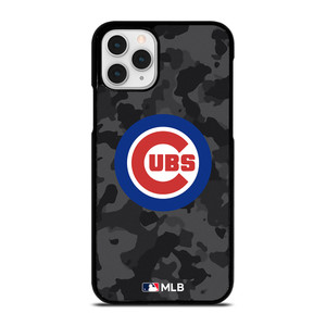 CHICAGO CUBS BASEBALL BLACK CAMO iPhone 11 Pro Case Cover CHICAGO CUBS BASEBALL BLACK CAMO iPhone 11 Pro Case Cover