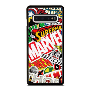 DC MARVEL SUPERHERO COLLAGE Samsung Galaxy S10 Case Cover DC MARVEL SUPERHERO COLLAGE Samsung Galaxy S10 Case Cover