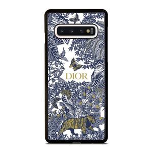 DIOR FLORAL BLUE Samsung Galaxy S10 Case Cover