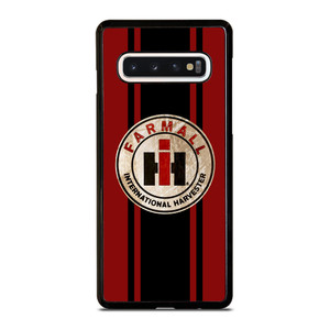 FARMALL INTERNATIONAL HARVESTER BADGE STRIPE Samsung Galaxy S10 Case Cover