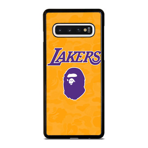 LOS ANGELES LAKERS X BAPE CAMO Samsung Galaxy S10 Case Cover LOS ANGELES LAKERS X BAPE CAMO Samsung Galaxy S10 Case Cover