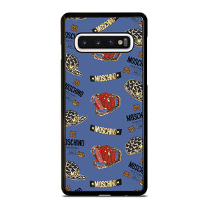 MOSCHINO BEAR COUTURE PATTERN Samsung Galaxy S10 Case Cover