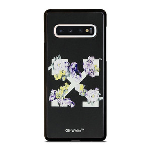 OFF WHITE FLORAL LOGO Samsung Galaxy S10 Case Cover OFF WHITE FLORAL LOGO Samsung Galaxy S10 Case Cover