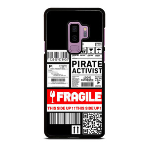 FRAGILE STAMP BARCODE LABELS Samsung Galaxy S9 Plus Case Cover