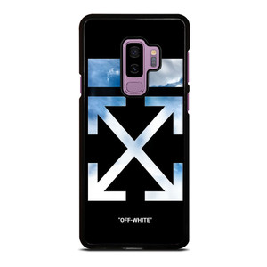 OFF WHITE SKY BLUE Samsung Galaxy S9 Plus Case Cover OFF WHITE SKY BLUE Samsung Galaxy S9 Plus Case Cover