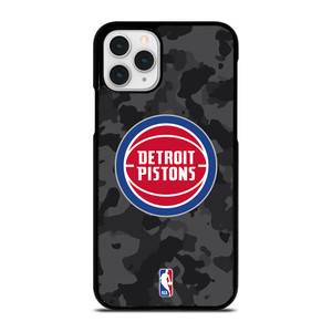 DETROIT PISTONS BLACK CAMO iPhone 11 Pro Case Cover