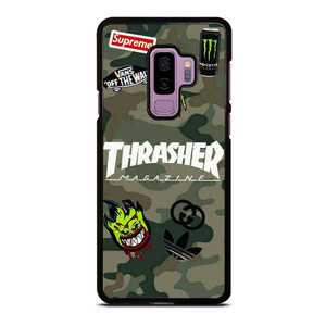 THRASHER SKATEBOARD CAMO COLLAGE Samsung Galaxy S9 Plus Case Cover THRASHER SKATEBOARD CAMO COLLAGE Samsung Galaxy S9 Plus Case Cover