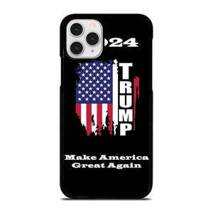 DONALD TRUMP MAKE AMERICA GREAT AGAIN 2024 2 iPhone 11 Pro Case Cover