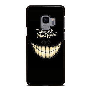 CHESIRE CAT ALICE IN WONDERLAND MAD HERE Samsung Galaxy S9 Case Cover CHESIRE CAT ALICE IN WONDERLAND MAD HERE Samsung Galaxy S9 Case Cover