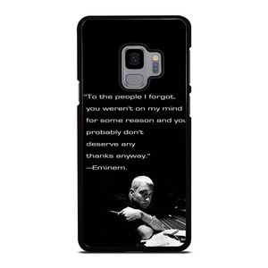 EMINEM RAPPER QUOTES 2 Samsung Galaxy S9 Case Cover EMINEM RAPPER QUOTES 2 Samsung Galaxy S9 Case Cover