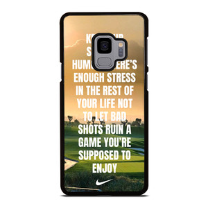 GOLF NIKE QUOTES Samsung Galaxy S9 Case Cover GOLF NIKE QUOTES Samsung Galaxy S9 Case Cover