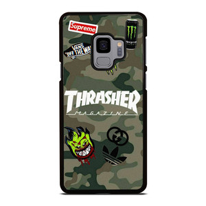 THRASHER SKATEBOARD CAMO COLLAGE Samsung Galaxy S9 Case Cover THRASHER SKATEBOARD CAMO COLLAGE Samsung Galaxy S9 Case Cover