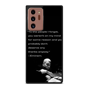 EMINEM RAPPER QUOTES 2 Samsung Galaxy Note 20 Ultra Case Cover EMINEM RAPPER QUOTES 2 Samsung Galaxy Note 20 Ultra Case Cover