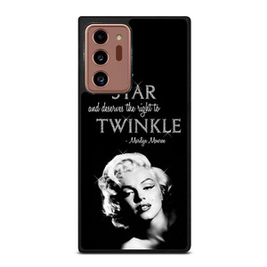 MARILYN MONROE BLACK QUOTES Samsung Galaxy Note 20 Ultra Case Cover