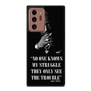 TUPAC SHAKUR RAPPER QUOTES Samsung Galaxy Note 20 Ultra Case Cover