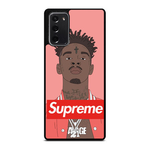 21 SAVAGE PINK SUPREME Samsung Galaxy Note 20 Case Cover 21 SAVAGE PINK SUPREME Samsung Galaxy Note 20 Case Cover