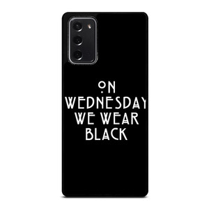AMERICAN HORROR STORY ON WEDNESDAY WE WEAR BLACK Samsung Galaxy Note 20 Case Cover