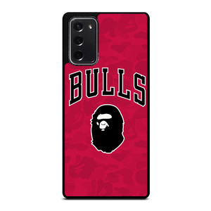 CHICAGO BULLS X BAPE CAMO Samsung Galaxy Note 20 Case Cover CHICAGO BULLS X BAPE CAMO Samsung Galaxy Note 20 Case Cover