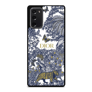 DIOR FLORAL BLUE Samsung Galaxy Note 20 Case Cover DIOR FLORAL BLUE Samsung Galaxy Note 20 Case Cover