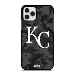 KANSAS CITY ROYALS BASEBALL BLACK CAMO iPhone 11 Pro Case Cover
