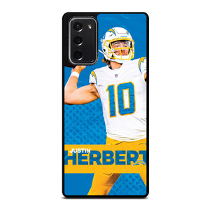 JUSTIN HERBERT LOS ANGELES CHARGERS 2 Samsung Galaxy Note 20 Case Cover JUSTIN HERBERT LOS ANGELES CHARGERS 2 Samsung Galaxy Note 20 Case Cover