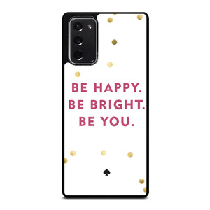 KATE SPADE NEW YORK QUOTES Samsung Galaxy Note 20 Case Cover
