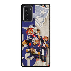 MAC JONES NEW ENGLAND PATRIOT NFL Samsung Galaxy Note 20 Case Cover MAC JONES NEW ENGLAND PATRIOT NFL Samsung Galaxy Note 20 Case Cover