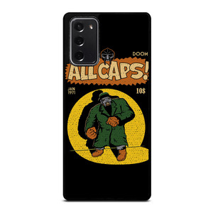 MF DOOM MADLIB ALL CAPS Samsung Galaxy Note 20 Case Cover